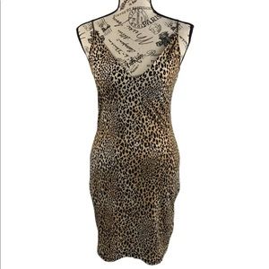*Divided H&M women's 6 leopard mini dress